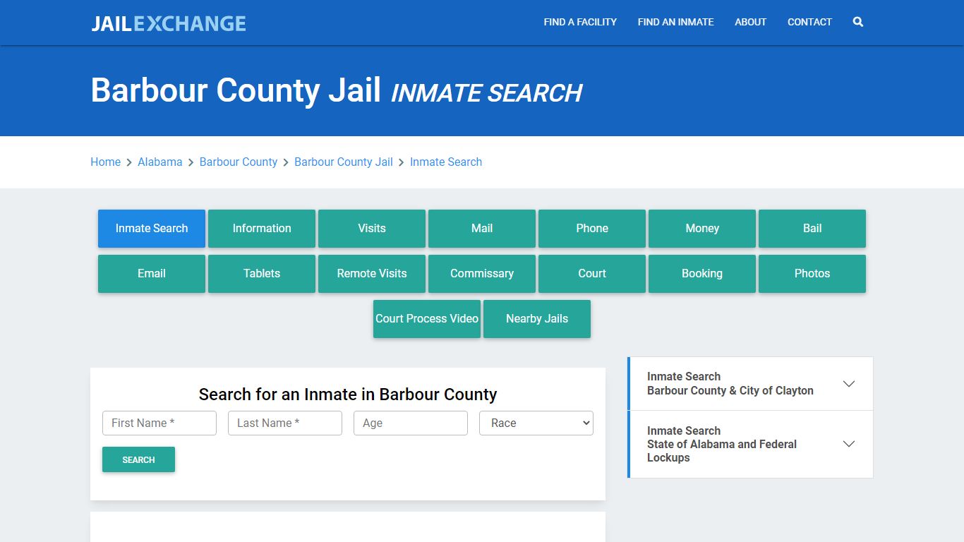 Barbour County Jail, AL Inmate Search: Roster & Mugshots